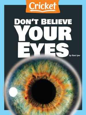 cover image of Don't Believe Your Eyes